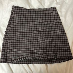 Urban outfitters plaid mini skirt